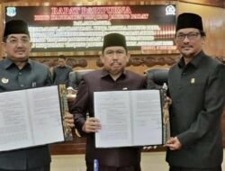 Bupati Anwar Sadat Hadiri Rapat Paripurna Penyampaian Laporan Hasil Kinerja Pansus DPRD