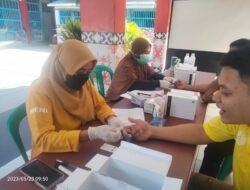 Putus Mata Rantai Penyakit Menular, Rutan Kota Agung Gelar Screening HIV Dan Hepatitis WBP