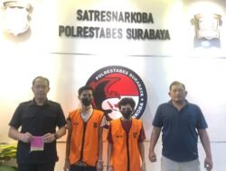 Polrestabes Surabaya Ungkap Peredaran Narkoba, Dua Tersangka Pengedar Berhasil Diamankan