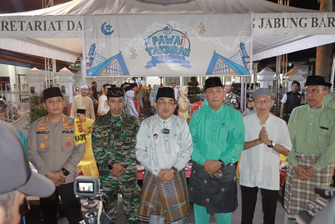 Bupati Anwar Sadat Lepasan Festival Pawai Takbiran Idul Fitri 1444 H