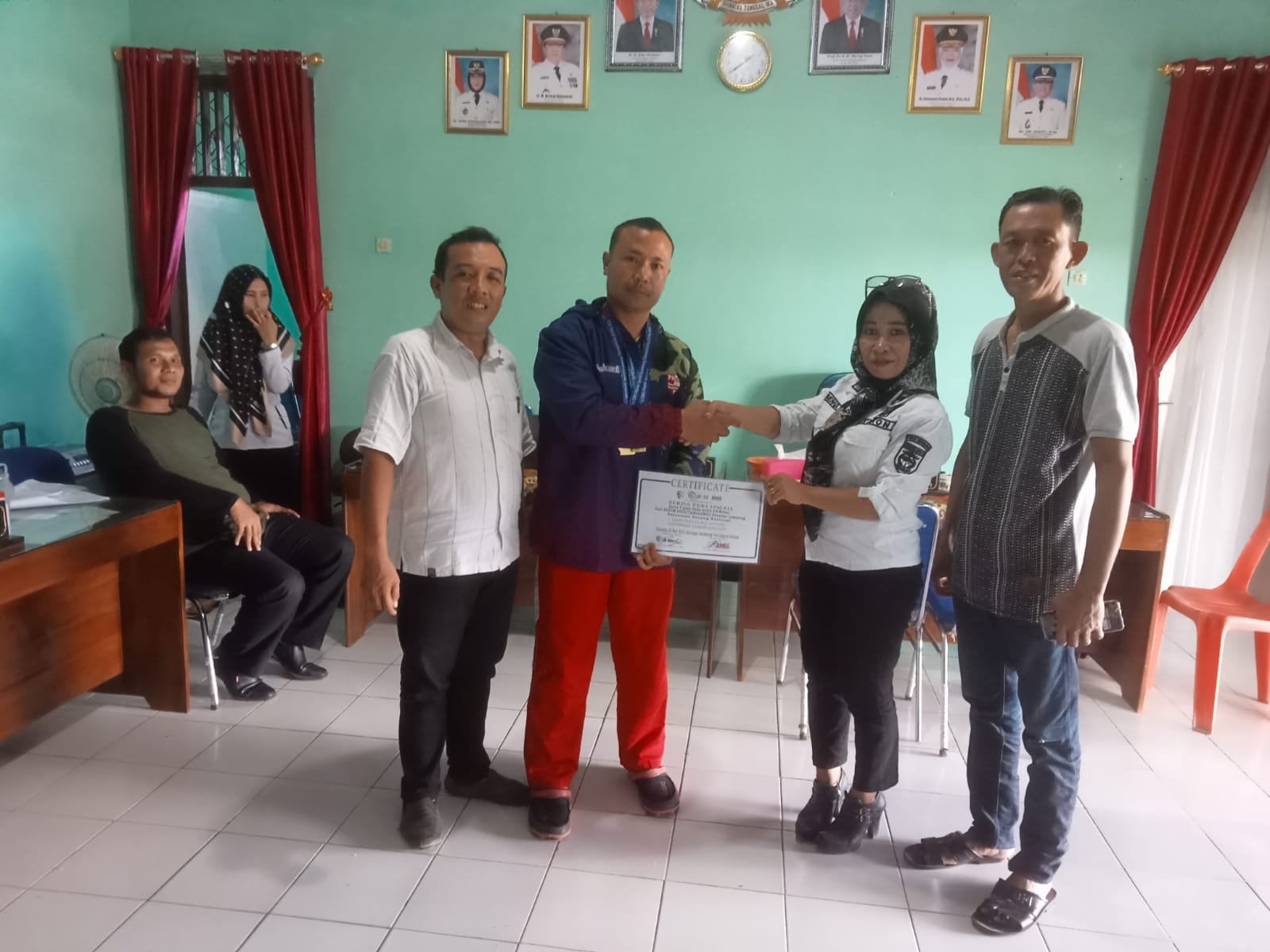 Kepala Pekon Kotaagung Menyambut Baik Dan apresiasi Serta Beri Penghargaan Kepada Feri Ismail