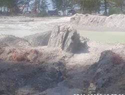 Aktivitas Penambang Timah Menghajar Pesisir Pantai Batu Ampar Riding Panjang