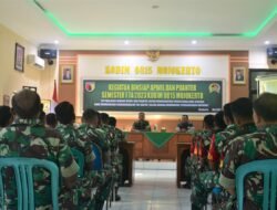 Kodim 0815/Mojokerto Gelar Binsiap Apwil Puanter TA 2023