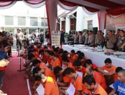 Operasi Sikat Semeru 2023, Polisi Berhasil Ungkap 177 Kasus dan Amankan 100 Tersangka Curanmor di Surabaya