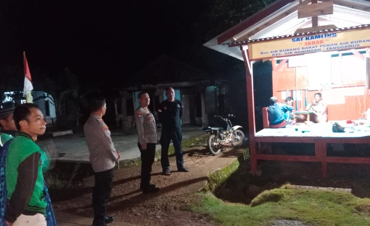 Sat Kamling Wilayah Polres Tanggamus Dinilai Polda Lampung