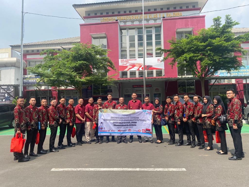 Kunjungi Lapas Salemba, Rutan Kota Agung Laksanakan Studi Tiru Zona Integritas