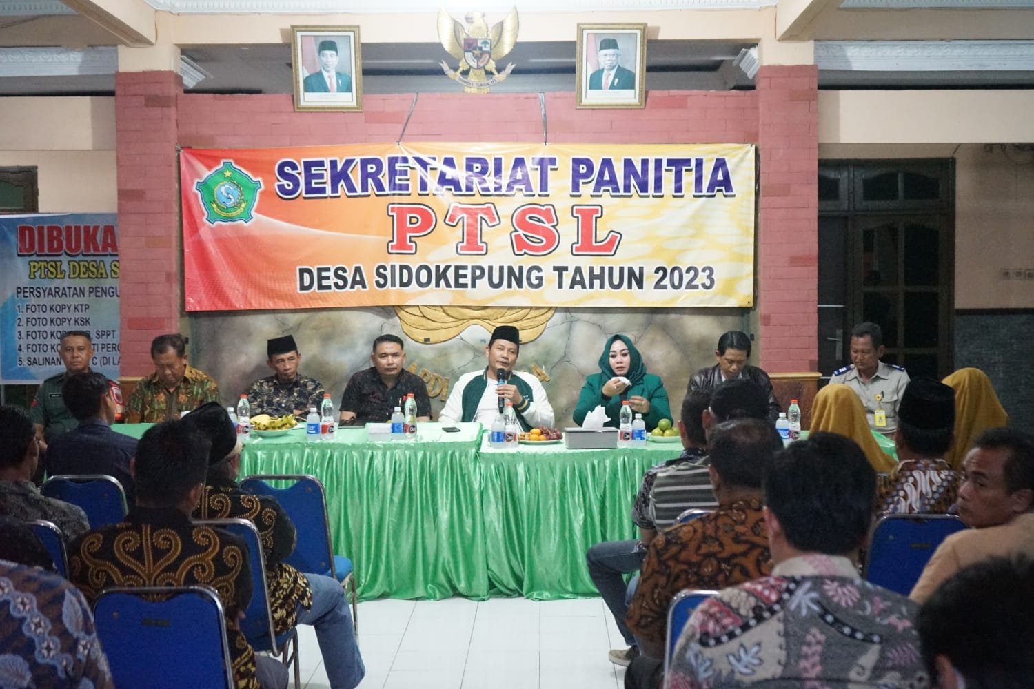 Wabup Subandi dan BPN Turun Mengatasi Kasus PTSL Desa Sidokepung