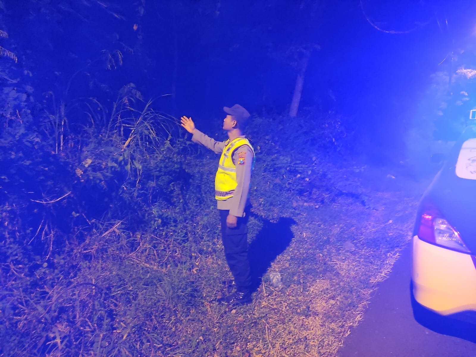 Antisipasi Karhutla, Polsek Jetis Patroli Hutan Watu Blorok