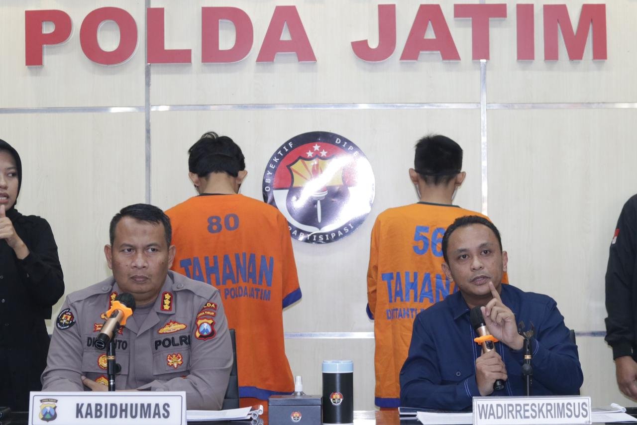 Polda Jatim Ungkap Peretas Website Milik Pemerintah, Dua Tersangka Diamankan