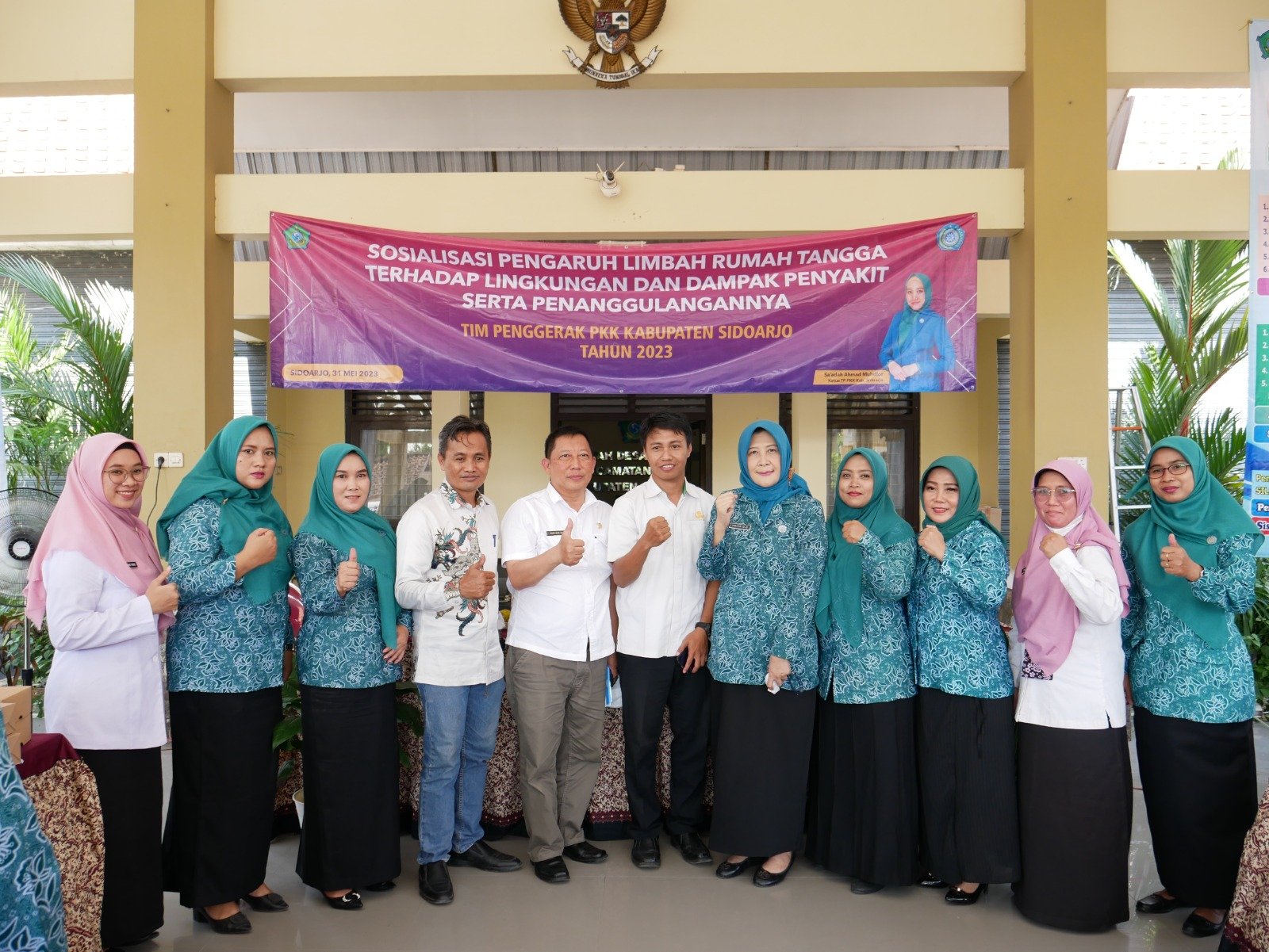 TP.PKK Sidoarjo Sosialisasikan Penanggulangan Limbah Rumah Tangga untuk Lingkungan dan Kesehatan