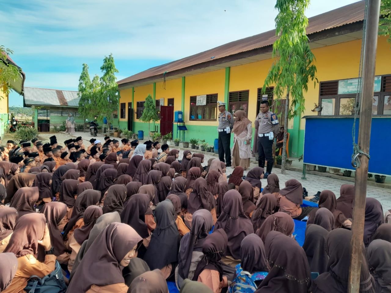 Satlantas Polres Aceh Timur Tanamkan Disiplin Berlalu Lintas Kepada Anak Usia Dini