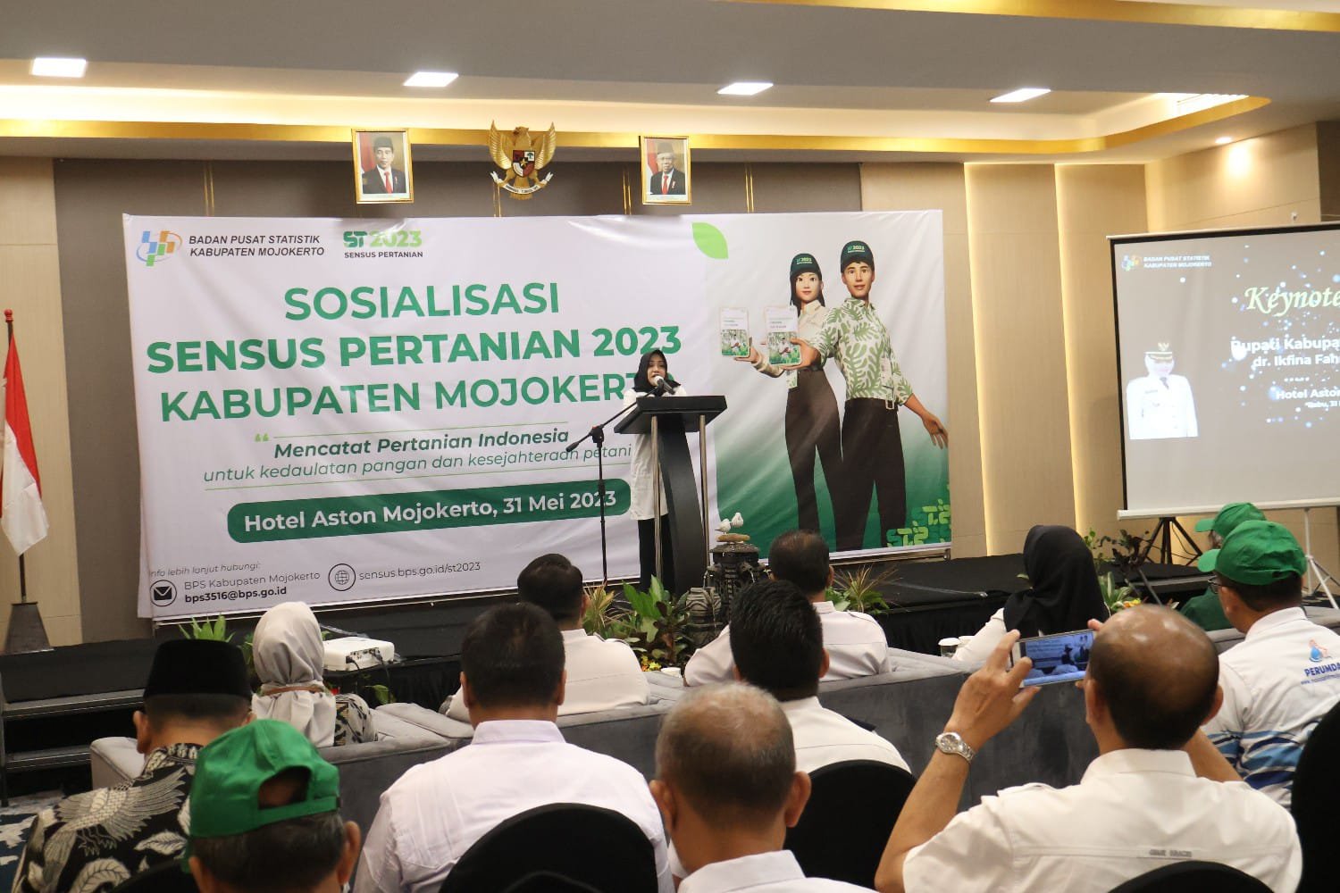 Bupati Ikfina Canangkan Sensus Pertanian 2023