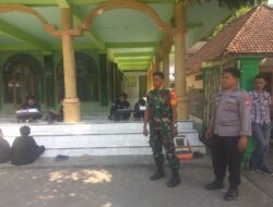 Koramil Gedeg Bareng Polsek Pantau Ujian Tingkat PS Pagar Nusa