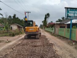 Pemdes Saleh Jaya Realisasikan Peningkatan Pembangunan Jalan Lingkungan
