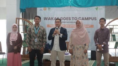 Wakaf Goes To Campus Bersama FoSSEI Nasional Kolaborasi Dompet Dhuafa di UNPAD Bandung