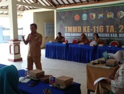 Sinergi Kodim 0815/Mojokerto Bareng Pemda Tuntaskan Sasaran Non Fisik TMMD 116