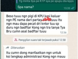 Merasa Dirugikan, Oknum KPPS di Halmahera Selatan Diduga Kuat Menghasut Caleg DPRD