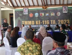Bupati Mojokerto Dampingi Wasev TNI AD Cek TMMD Ke-116