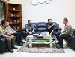 Kolaborasi Cegah Karhutla, Kapolres Sambut Kedatangan Perhutani KPH Mojokerto