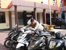 Polres Probolinggo Kota Berhasil Amankan Dua Pria Bawa Truk Angkut 14 Unit Motor Bodong