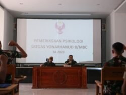 Tunjang Kesiapan, Pasukan Yonarhanud 8/MBC Masuki Tahap Tes Psikologi