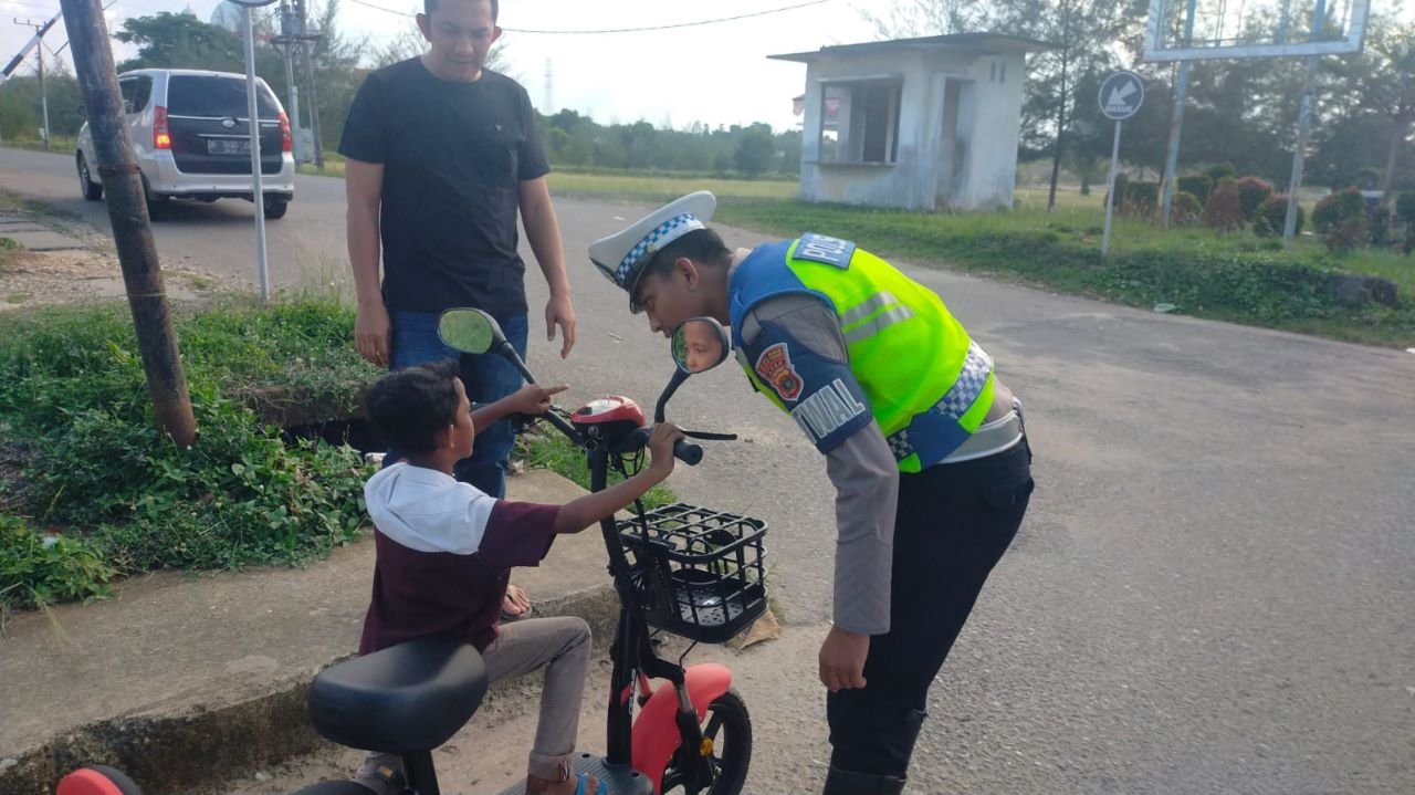 Sepeda Listrik Kian Marak, Kasat Lantas Polres Aceh Timur Imbau Tidak Digunakan di Jalan Raya