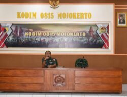 Lepas Personel Baru, Dandim 0815/ Mojokerto: Jaga Netralitas TNI, Tidak Apatis