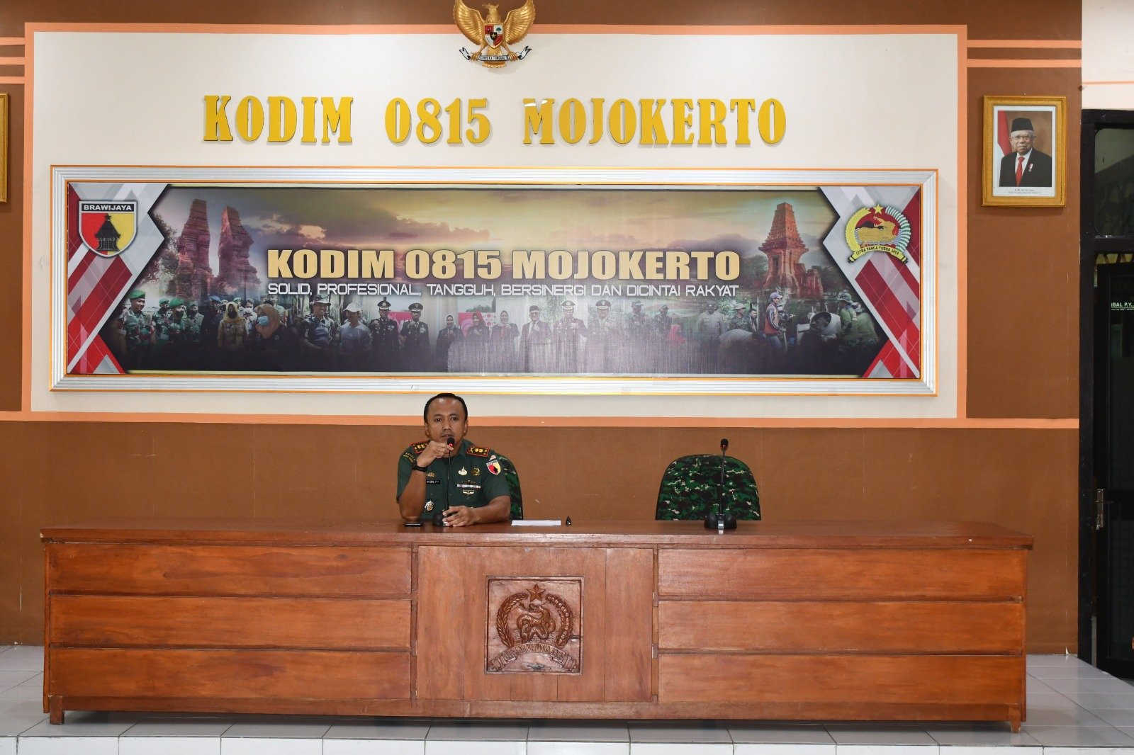 Lepas Personel Baru, Dandim 0815/ Mojokerto: Jaga Netralitas TNI, Tidak Apatis