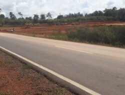 Aktivitas Tambang Pasir Tanah Puru Illegal Jerambah Gantung Terlihat Dari Pinggir Jalan