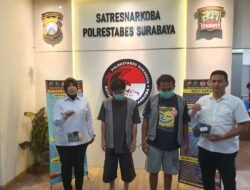 Polrestabes Surabaya Berhasil Ungkap Peredaran Narkoba, Dua Tersangka Berkedok Juru Parkir Diamankan