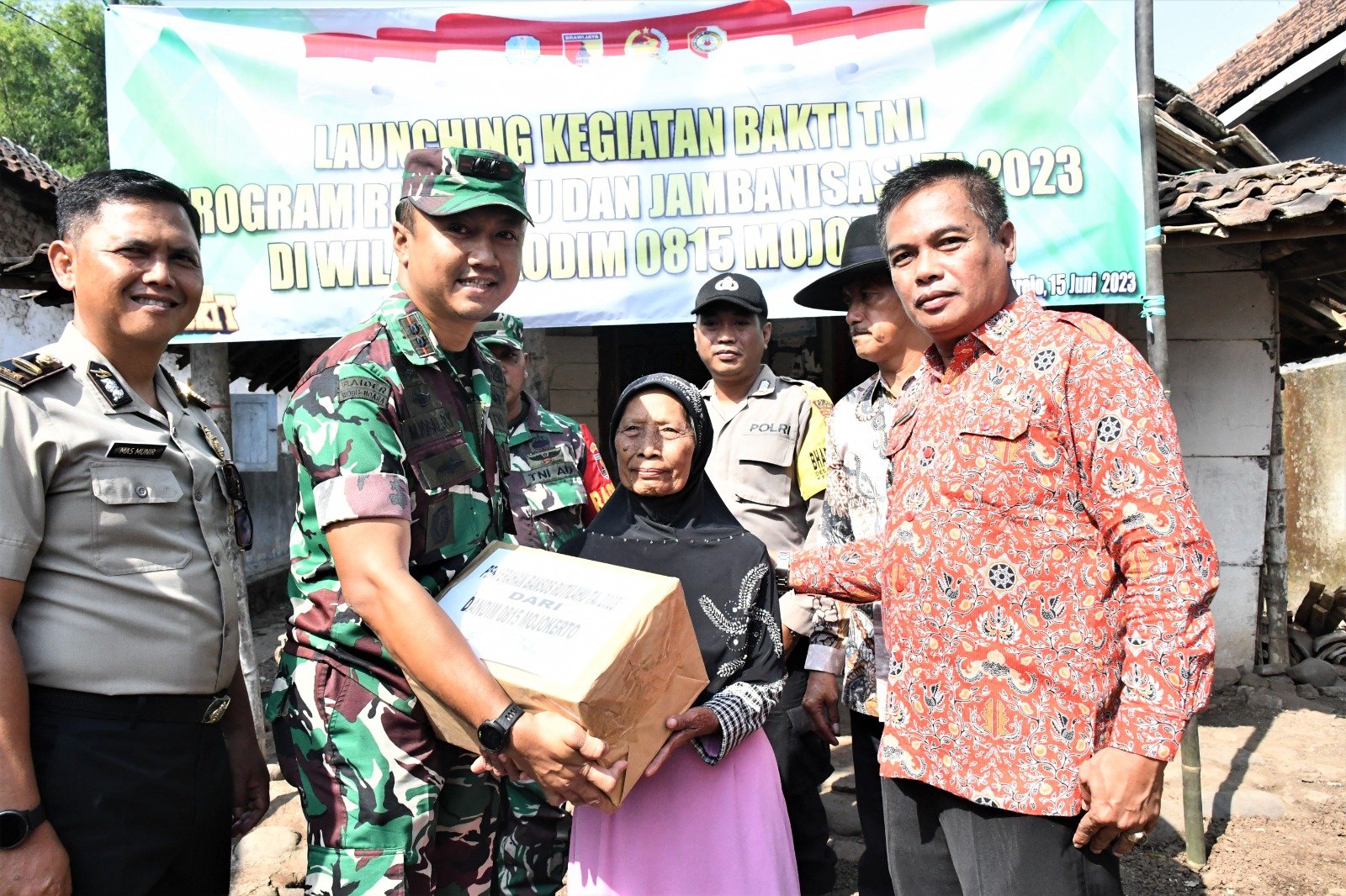 Dandim 0815/Mojokerto Launching Program 165 Unit Rutilahu
