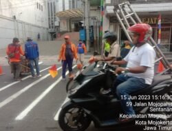 Polresta Mojokerto Pasang Speed Trap Antisipasi Balap Liar di Tengah Kota