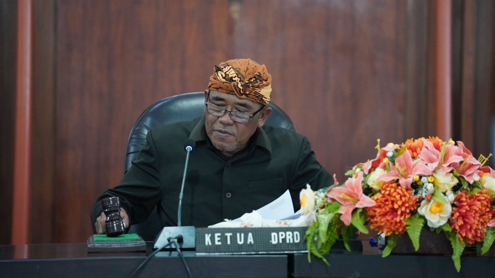 Wali Kota Mojokerto Hadiri Sidang Paripurna Penyampaian Pemandangan Umum Fraksi Atas Raperda Pertanggungjawaban APBD TA 2022