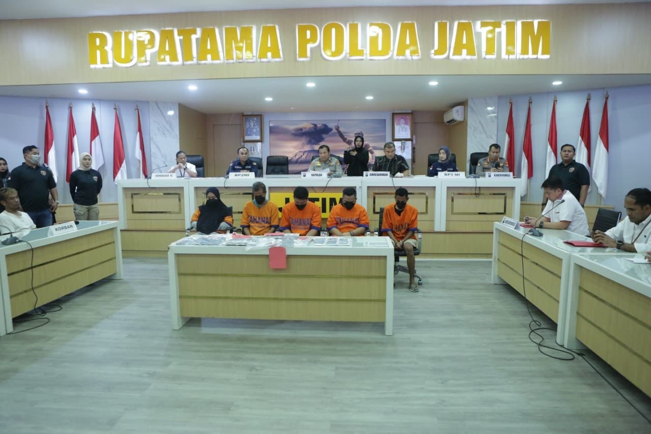 Polda Jatim Ungkap 24 Kasus TPPO, 233 Korban Berhasil Diselamatkan