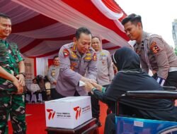 Gelar Baksos Dalam Rangka Hari Bhayangkara ke-77, Kapolri Ingin Polri Selalu Bersama Masyarakat