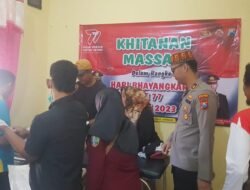 Sambut HUT Bhayangkara Ke-77 Polres Sampang Gelar Khitanan Massal