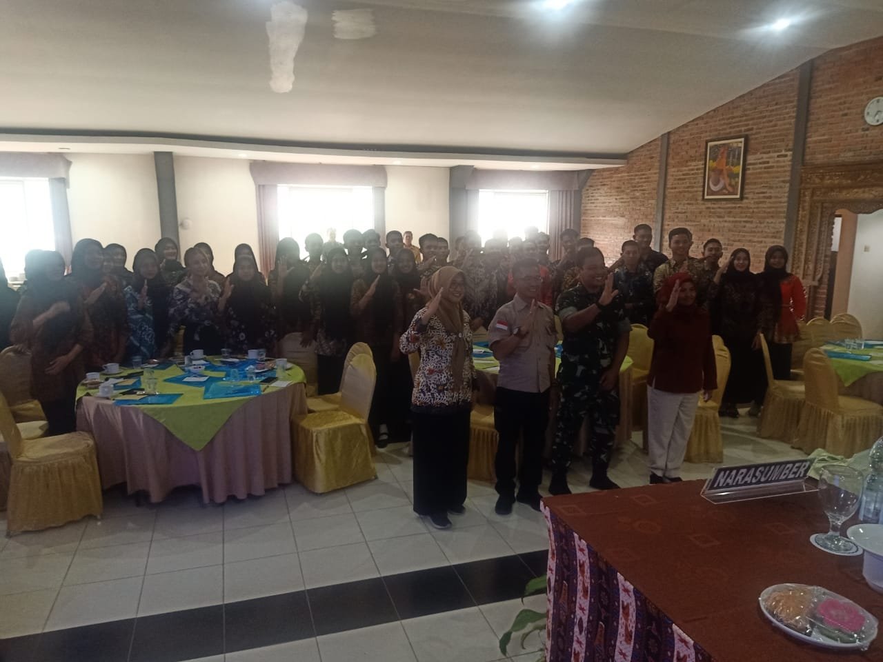 Peran Aktif Kodim 0815/Mojokerto Berikan Materi Wasbang Purna Paskibra