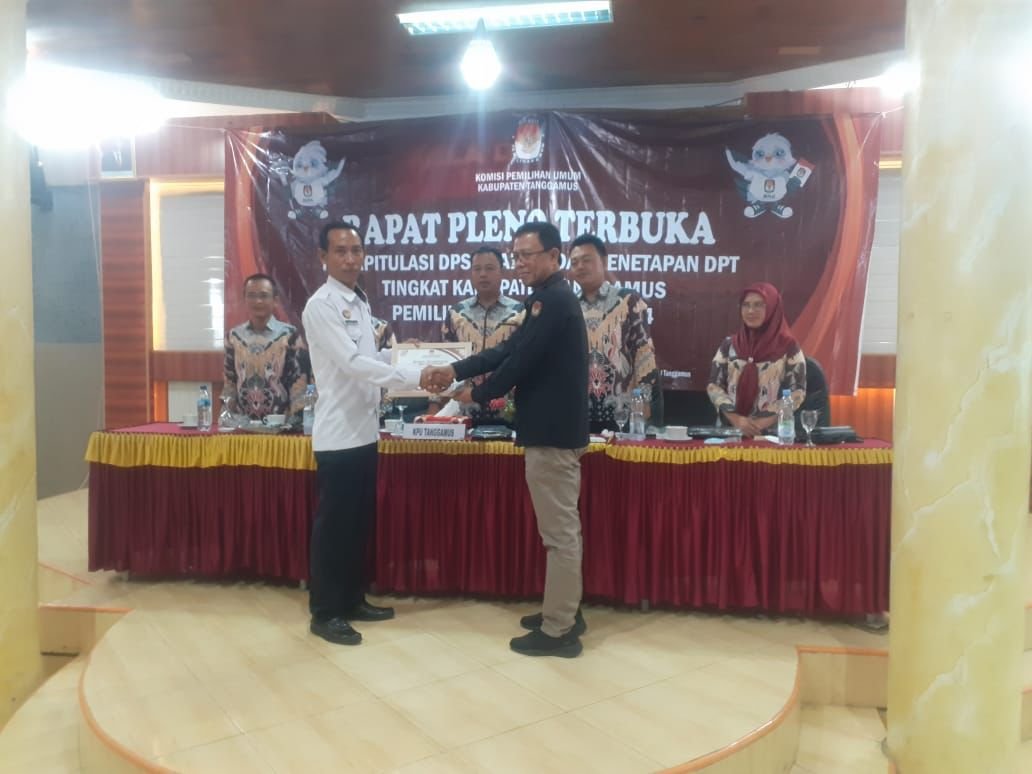 Turut Partisipasi Aktif Sukseskan Pemilu Tahun 2024, Lapas Kotaagung Dapatkan Penghargaan dari KPU