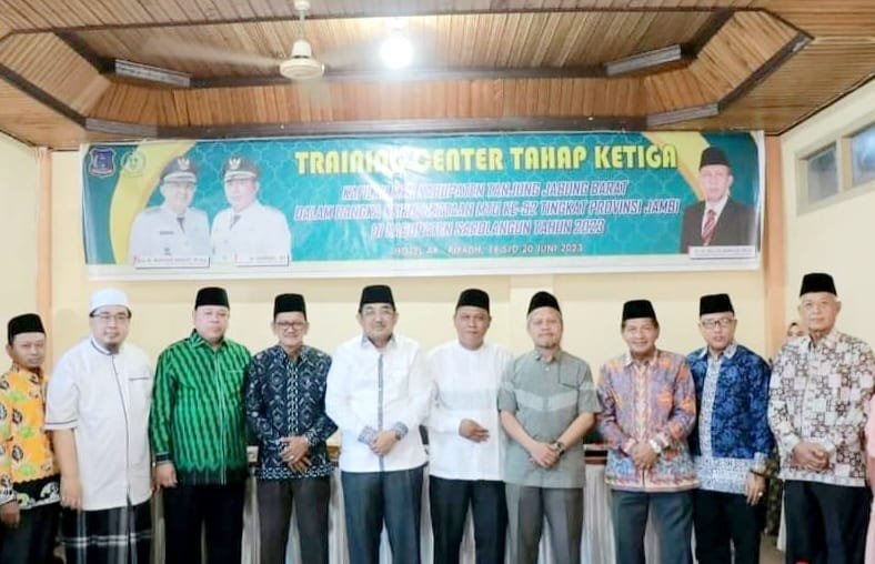 Persiapan MTQ Sarolangun, Bupati Anwar Sadat Buka TC Tahap Tiga Qori Qoriah Tanjabbar
