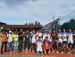 Akhirnya Ketua PBVSI Aceh Singkil Dan Ketua PBVSI Aceh timur Menang Telak 3,0 Piala Kapolres Cup II