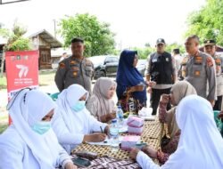 Jelang Hari Bhayangkara ke 77, Warga Gampong Baro Dapat Pengobatan Gratis dari Polres Aceh Timur
