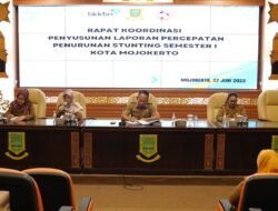 Pemkot Mojokerto Adakan Rakor Penyusunan Laporan TPPS Semester I