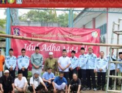 Rayakan Iduladha 1444 H, Lapas Kelas IIB Kotaagung Laksanakan Sholat Ied Dan Potong Hewan Qurban Serta Buka Layanan Kunjungan WBP