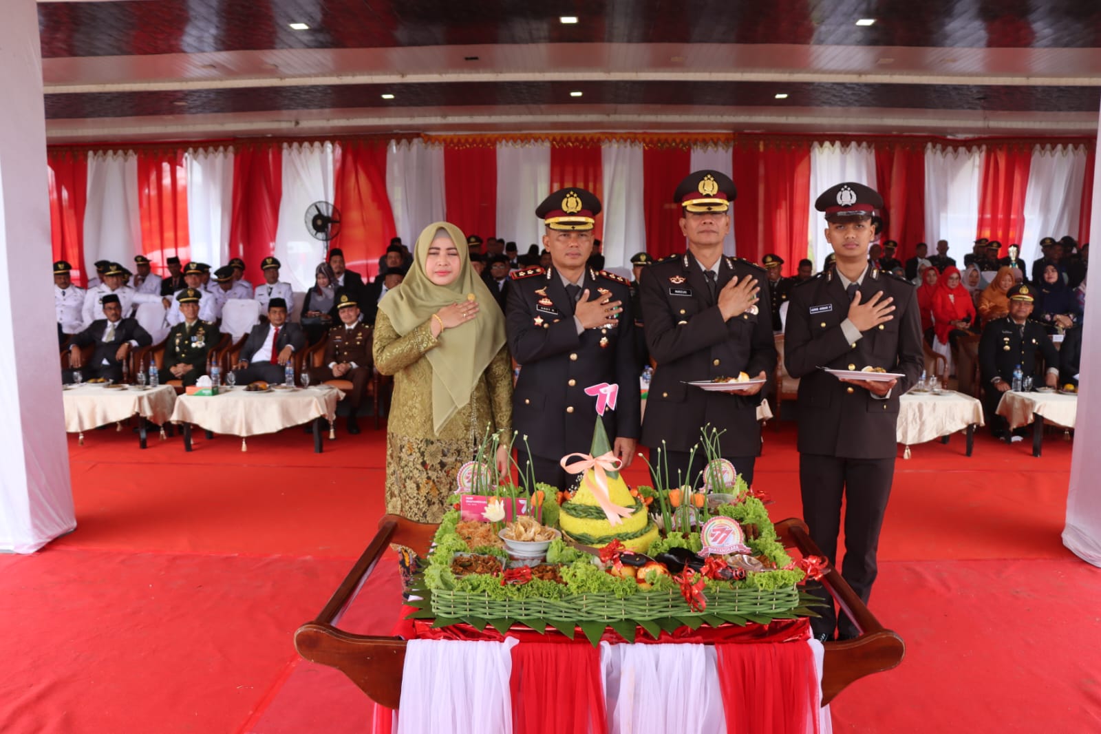 Polres Aceh Timur Gelar Upacara dan Syukuran Peringati Hari Bhayangkara Ke-77