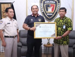 Polres Ngawi Raih Penghargaan dari KPPN Madiun