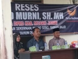 Anggota DPRD Muaro Jambi Ahmad Murni,SH.MH Gelar Reses Didesa Suak Putat