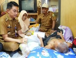 PJ Bupati Muaro Jambi Serahkan Bantuan Kepada Korban Terkena Pohon Tumbang Yang Menimpa Rumah