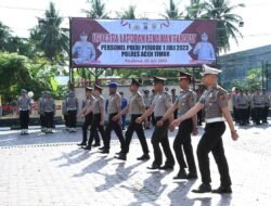 20 Anggota Polres Aceh Timur Naik Pangkat