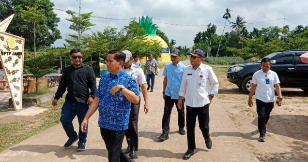 Pj Bupati Muaro Jambi Intruksikan Dinas PUPR Berkoordinasikan Dengan BP2JN Tangani Jalan Agro Bisnis Wisata Nanas Tangkit Baru
