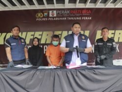 Polres Pelabuhan Tanjung Perak Amankan Tersangka Penusukan Adik Kandung